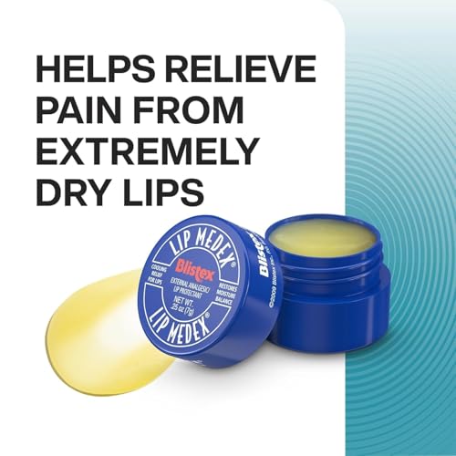 Blistex Lip Medex Medicated Lip Balm, 0.25 oz, 3-Pack