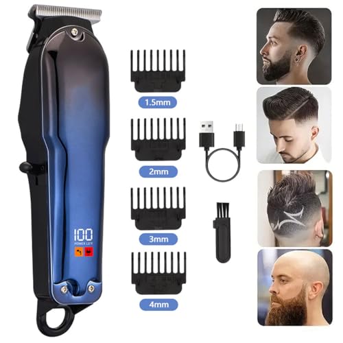 Electric Shaver for Men Electric Razor and Hair Clipper Trimmer for Men Rechargeable Shavers with Nose Trimmer Sideburns.