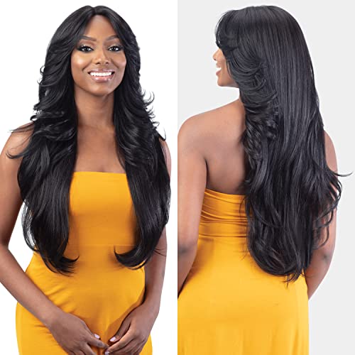 FreeTress Equal Curtain Bangs HD Lace Front Wig