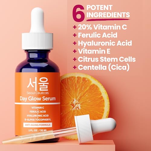 SeoulCeuticals 20% Vitamin C Serum with CE Ferulic & Hyaluronic Acid