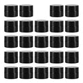 (24 Packs) Green Nexus 5g/5ml UV Protection Glass Jars for Lip Balm, Lotion, Oil, Cream & Cosmetics Enhanced Cap