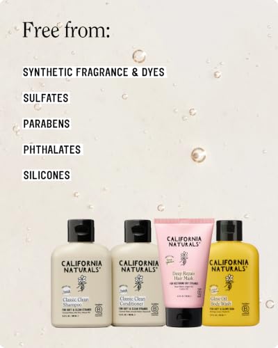 California Naturals Travel Size Hair & Body Care Kit, 3.4 oz