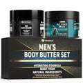 Body Butter for Men Pack of 2, Cologne Scented Moisturizer Gift Set for Men