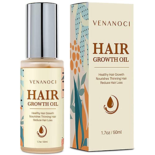 Hair Growth Oil with Biotin & Rosemary – Nourishing Serum for Thicker, Fuller Hair