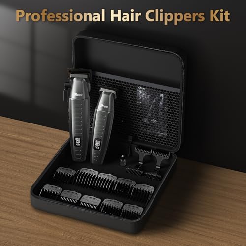 Ufree Professional Cordless Hair Clippers & Beard Trimmer Set
