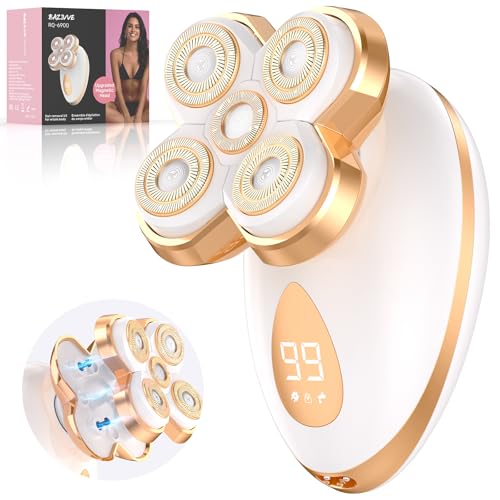 Women’s Electric Razor for Legs & Body - 5D Floating Rotary Shaver, Waterproof, Rechargeable