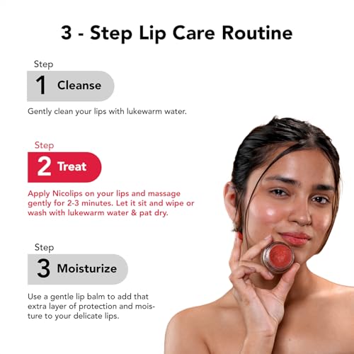 NicoLips Lip Scrub – Exfoliating & Hydrating Lip Balm 20g