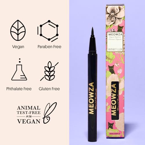 Winky Lux Meowza Liquid Eyeliner - Long Lasting True Black