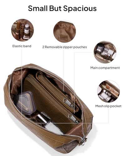 TOPEAST Travel Makeup Bag 3-Piece Set, Waterproof Organizer
