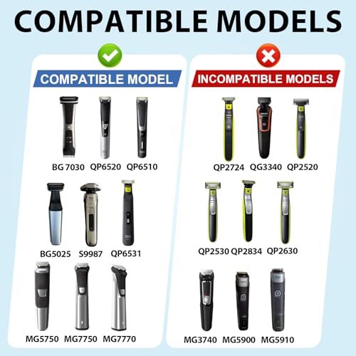 15V Charger Cord Compatible with Philips Norelco HQ8505 3000 5000 6000 7000 9000 Series (Older Model) Multigroom MG5750 MG7750 MG7770 MG7790 Electric Shaver Razor Trimmer Adapter Charging Cord