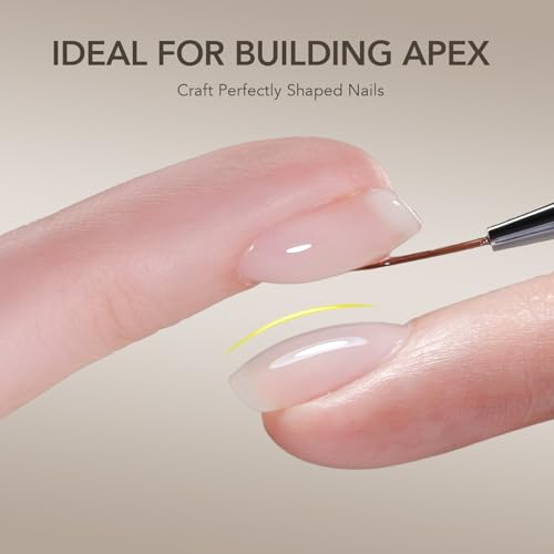 GAOY Clear Builder Gel for Nails 30ml - Low Heat UV/LED Nail Strengthener