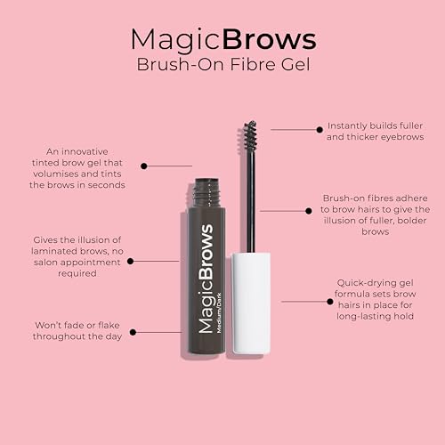 MCoBeauty Magic Brows 3-in-1 Tinted Brow Gel - Dark Brown