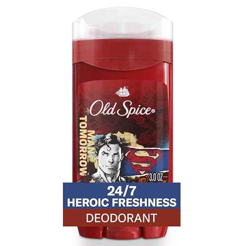 Old Spice Aluminum Free Deodorant for Men, 24/7 Freshness & Lasting Scent, 24/7 Long Lasting Sweat & Odor Protection, Smell Like a Hero, Superman, Bright Citrus and Cosmos Scent, 3 oz