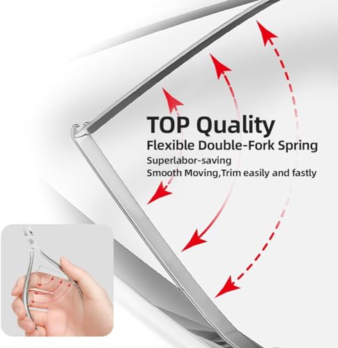 Gubonwer Professional Cuticle Nippers - Sharp Stainless Steel Cuticle Trimmer