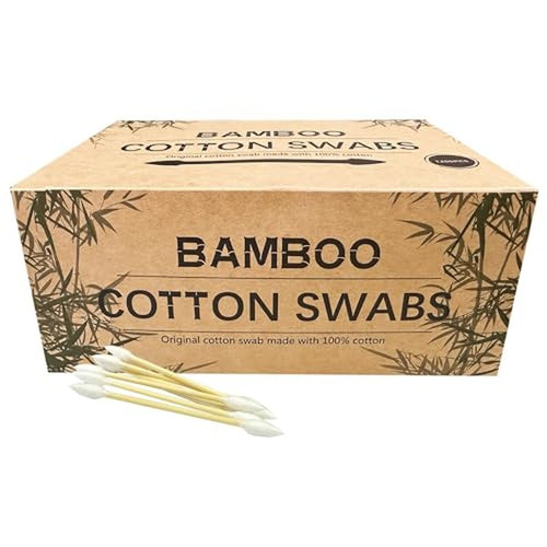1200pcs Precision Cotton Swabs Bamboo Sticks Double Pointed