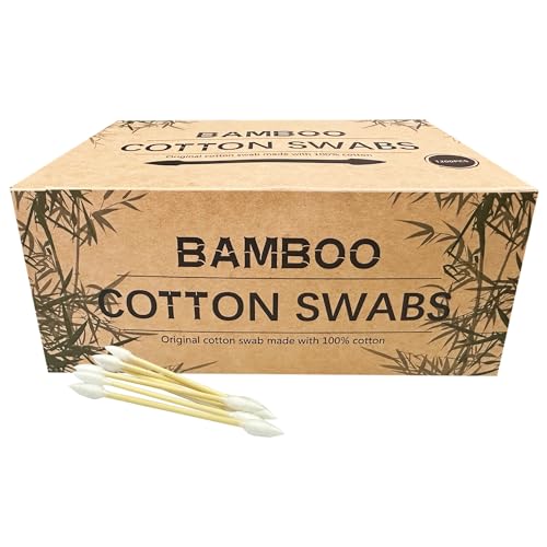 1200pcs Precision Tip Cotton Swabs with Bamboo Sticks