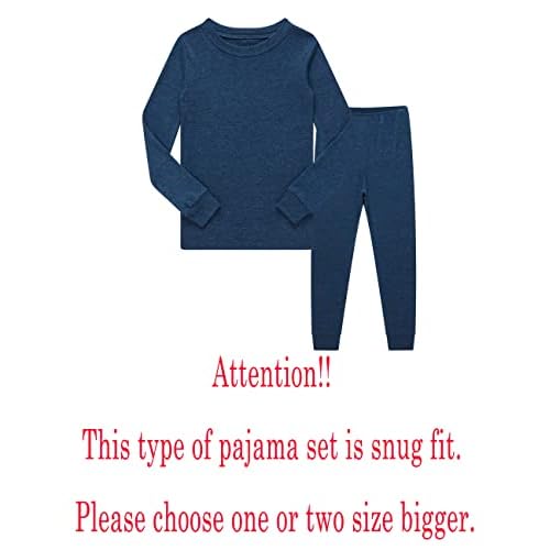 Family Feeling Little Big Boy Pajamas Sets 100% Cotton Pjs Kids Jammies