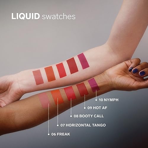 LELO MAKEUP - LIQUID Lipstick - Long Lasting Matte Liquid Lipstick, Kiss Proof Long Lasting Lipstick, Long Wear Lipstick - 07 HORIZONTAL TANGO