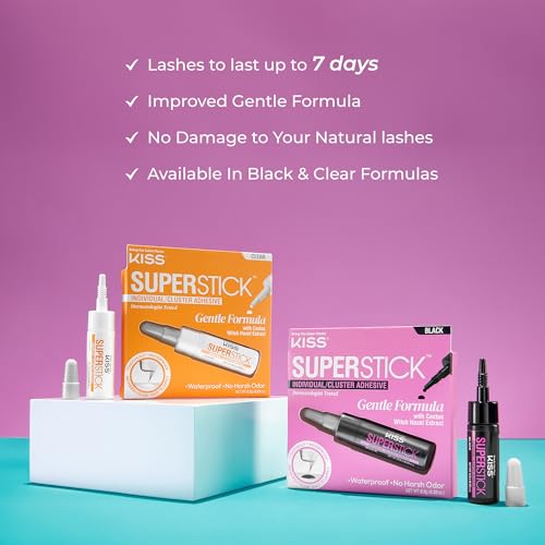 Kiss SuperStick Lash Cluster Adhesive - 7 Day Waterproof Hold