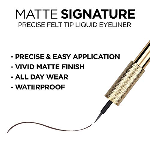 L'Oreal Paris Matte Signature Waterproof Liquid Eyeliner, Greige