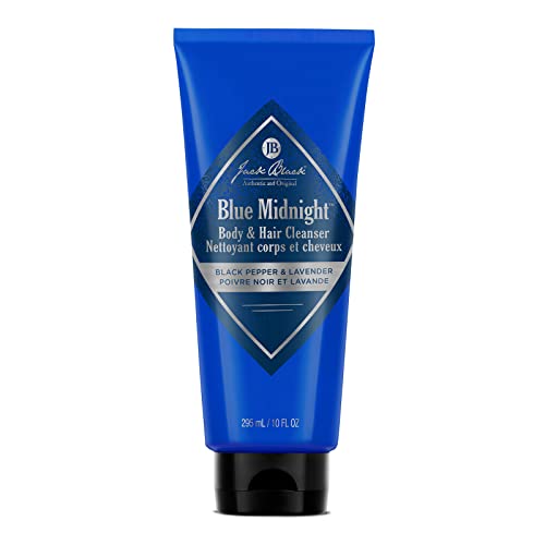 Jack Black Blue Midnight Hair & Body Cleanser, 10oz