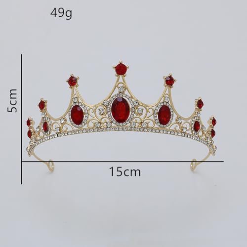 Rhinestone Crystal Tiara Headband Elegant Princess Crown Headdress