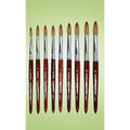 Acrylic Nail Brush Pure Kolinsky Hair Round Shape Redwood handle Size #6 to #22 Pick Your Size (SIZE #14)