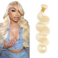 613 Blonde Body Wave Hair Bundles 28 Inch Brazilian Virgin
