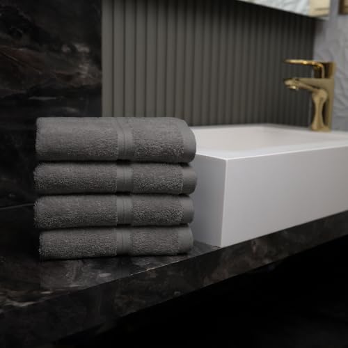 Turkish Cotton Washcloths Set of 4 - Quick Dry & Absorbent