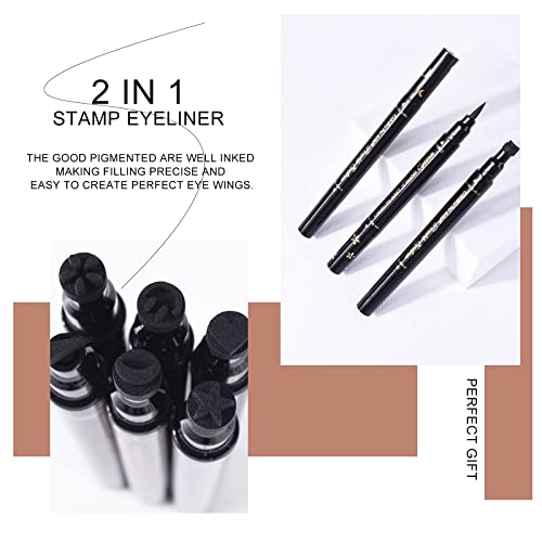 Ownest Double-End Eyeliner Stamp Pen - Waterproof Tattoo Makeup
