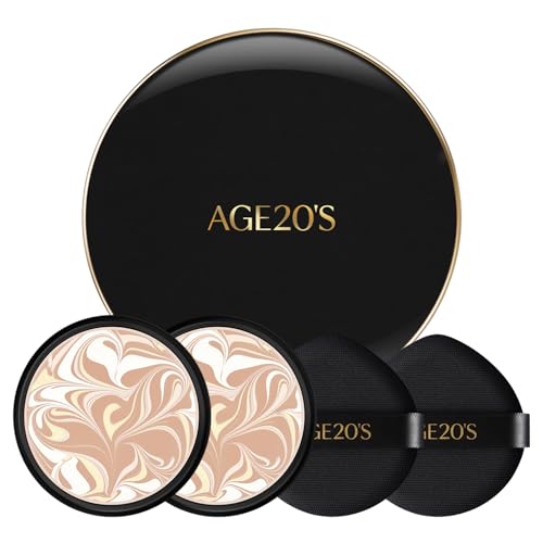 AGE20'S Signature Essence Pact SPF50+ BB Cream Compact 2-Pack Ivory