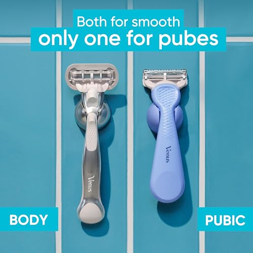 Gillette Venus Women's Razor Shaving Kit for Body & Pubic Hair, Sensitive Skin