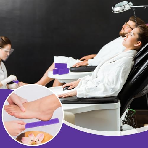 100pcs Exfoliating Pumice Stones for Callus Removal - Double-Sided Foot Scrubbers