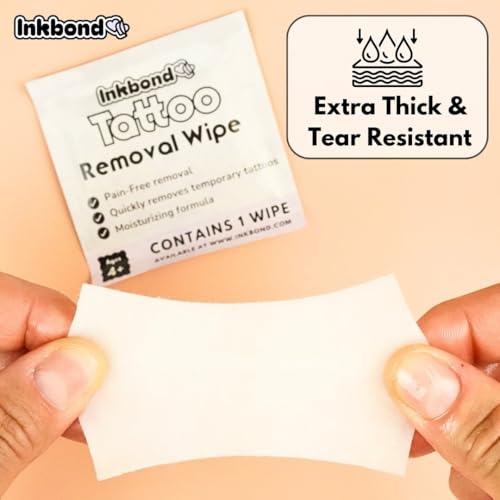 Temporary Tattoo Removal Wipes ? Fast, Gentle, Skin-Safe ? Removes Any Temporary Tattoo in Seconds