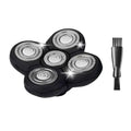 Head Shaver Replacement Blade Compatible with Grooming Bald Head Shaver,5 Blades Shavers Replacemen Heads for Bald Men Freedom Shaving,Electric Razor Blades Heads Compatible with Flex Series Shaving