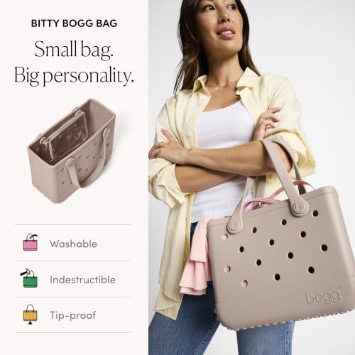 BOGG BAG Bitty Small Tote Mushroom – 11x8.5x4.5in, Beach/Pool Bag