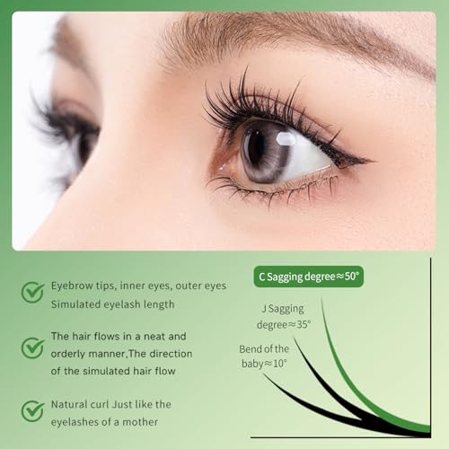 Self-Adhesive Cluster Lashes - 120PCS Fluffy Wispy 8-14MM