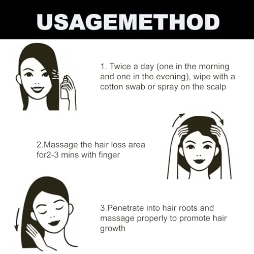 Hair Growth Serum with 5% Minoxidil & Biotin for Men Women