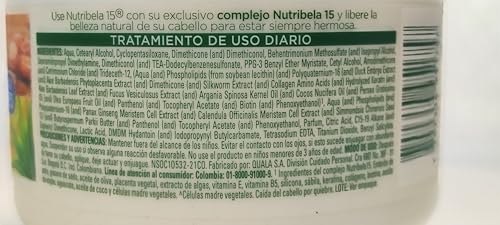 Nutribela 15 Stem Cell Hair Treatment with 15 Key Ingredients, 300g