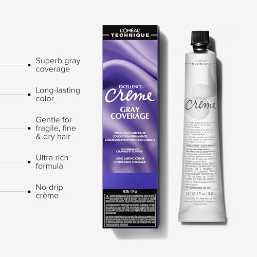 L'Oréal Technique Excellence Crème Hair Color 5.1 Medium Ash Brown 1.74oz