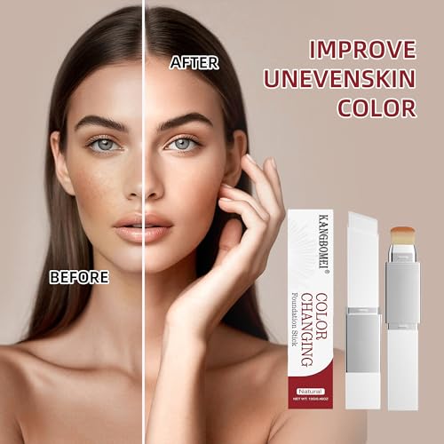 KANGBOMEI Color Changing Foundation Stick with Detachable Brush