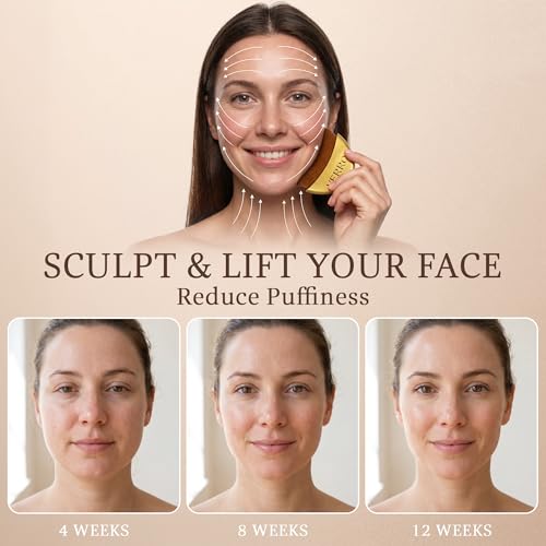 VERRO Facial Dry Brush Set for Lymphatic Drainage & Sculpting