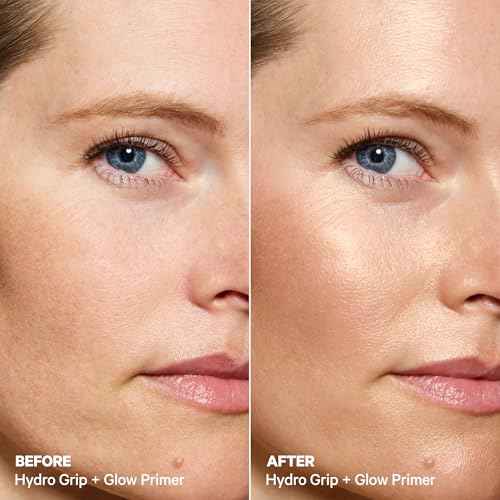 Milk Makeup Hydro Grip + Glow Primer with Hyaluronic Acid ? Illuminating Face Primer Grips Makeup for Up to 12 Hours ? Silicone-Free, Hydrating Formula with Radiant, Golden Finish ? 1 oz