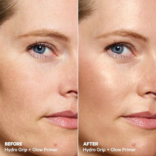 Milk Makeup Hydro Grip + Glow Primer with Hyaluronic Acid ? Illuminating Face Primer Grips Makeup for Up to 12 Hours ? Silicone-Free, Hydrating Formula with Radiant, Golden Finish ? 1 oz