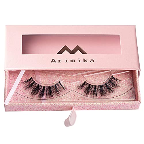 3D Mink False Eyelashes Clear Band - Fluffy Wispy Natural Lashes