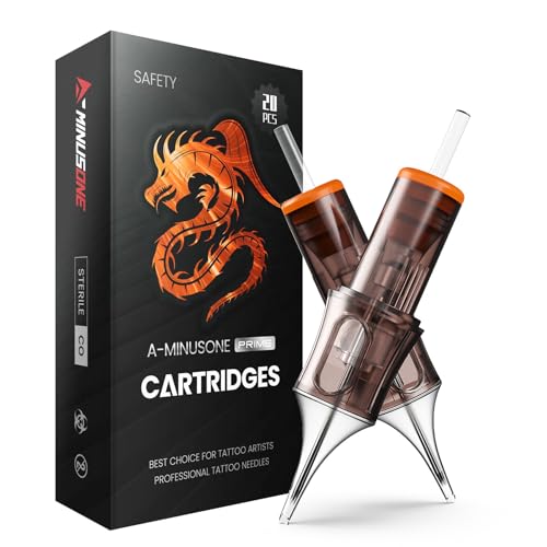 1207RL Round Liner Tattoo Needle Cartridges - 20 Pack