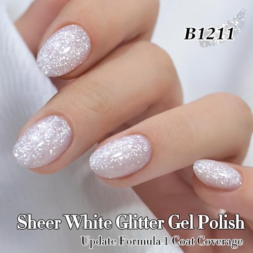 Double Rhythm Glitter Gel Polish 15ml - UV/LED Nail Art