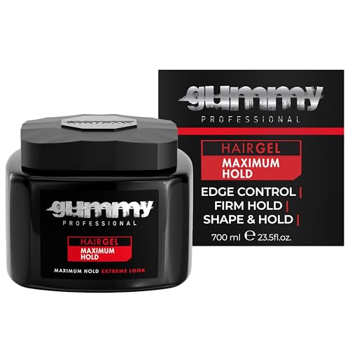 Gummy Professional Hair Gel – Strong Hold Styling Gel, 700ml