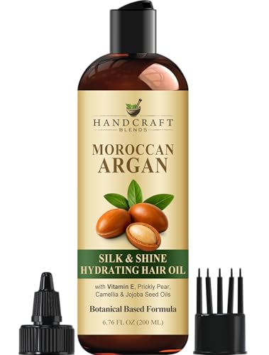 Moroccan Argan Oil for Hair - 6.76 oz Nourishing Hair Serum