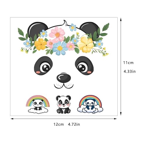 Animal Face Temporary Tattoos for Kids - 10 Pack Waterproof